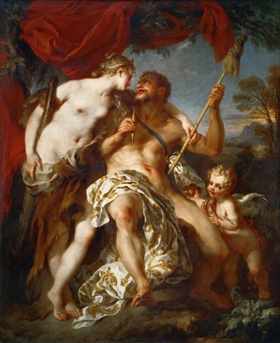 Herkules i Omphale autorstwa François Le Moyne