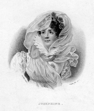 Joséphine de Beauharnais, pierwsza żona Napoleona Bonaparte i cesarzowej Francji, XIX w. autorstwa François Louis Couché