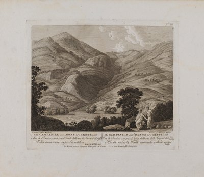 Anc. Mons Lucretilis (nr VIII) autorstwa François Morel