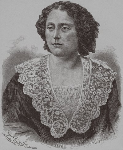 Portret księżniczki Nino Aleksandrowny Gribojedowej z domu Czawczawadze, 1886 r. autorstwa François Pannemaker