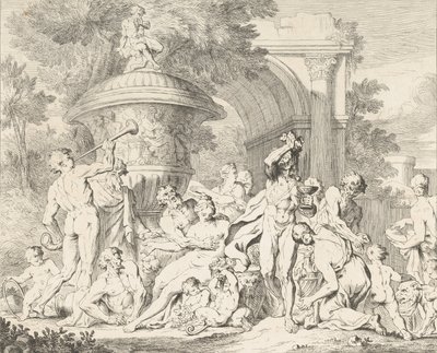 Bachnal, K. 1710-40. autorstwa François Roëttiers