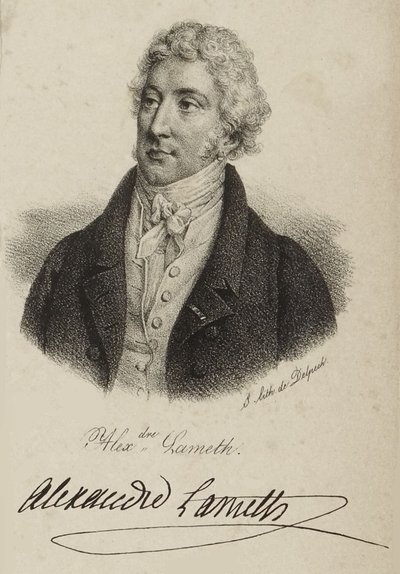 Alex.dre Lameth autorstwa Francois Seraphin Delpech