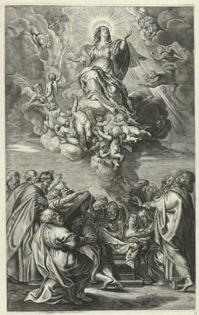Wniebowstąpienie Maryi Życie Chrystusa (tytuł serii) autorstwa François Stuerhelt (possibly)