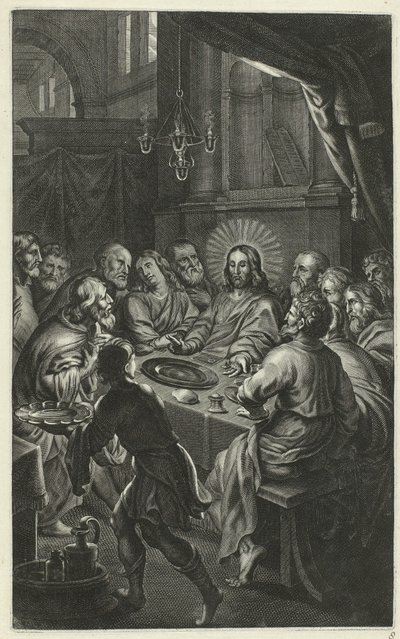 Ostatnia Wieczerza Życie Chrystusa (tytuł serii) autorstwa François Stuerhelt (possibly)