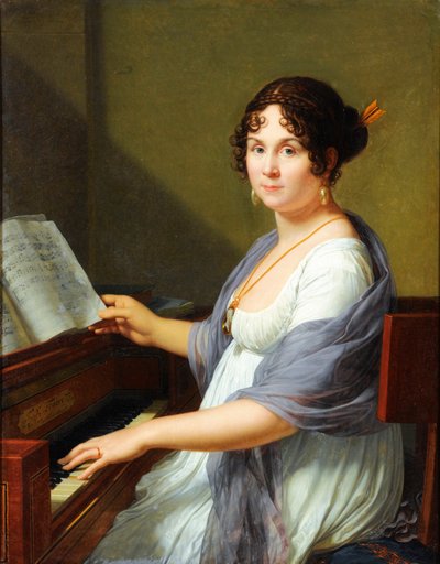 Portret Geneviève Aimée Victoire Bertin autorstwa Francois Xavier Fabre