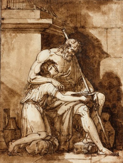 Belizariusz, koniec XVIII-początek XIX wieku. autorstwa François Xavier Pascal Fabre