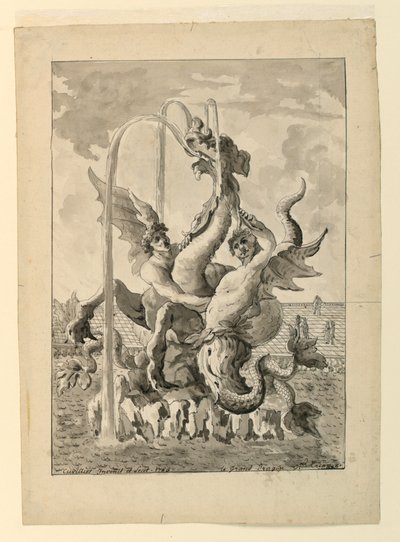 Projekt dla Grand Trianon w Wersalu autorstwa François de Cuvilliés the Elder