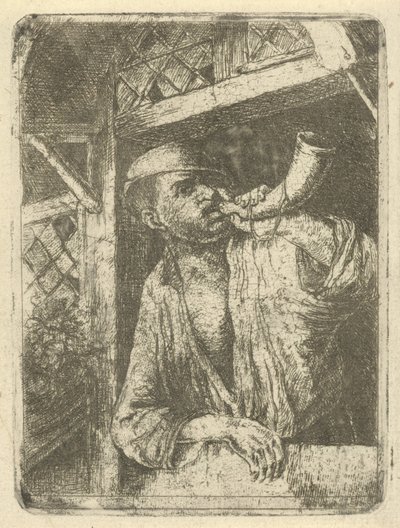 Baker dmucha w róg autorstwa François de Maleck