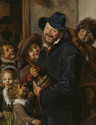 Grający w garnki Rommel, ok. 1630 (olej na płycie) autorstwa Frans (Follower of) Hals