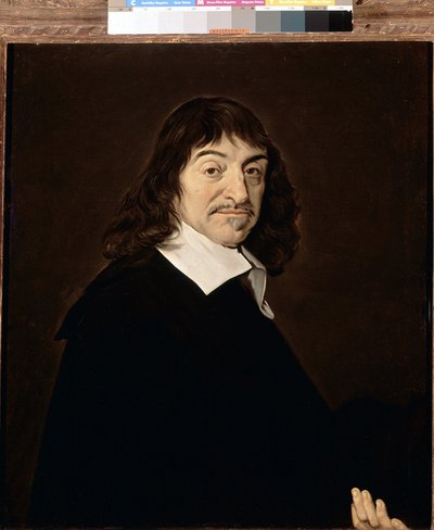 Portret Rene Descartesa, francuskiego filozofa autorstwa Frans (after) Hals