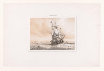 Dwóch mistrzów na morzu autorstwa Frans Arnold Breuhaus de Groot