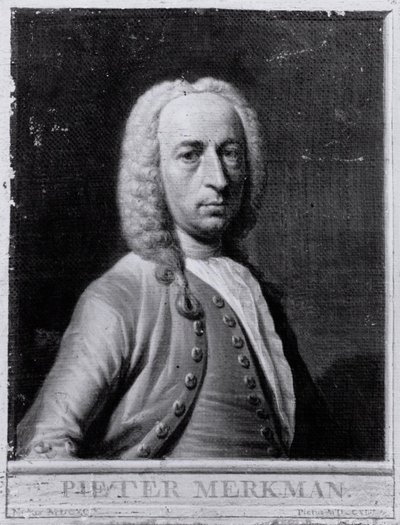Portret Pietera Merkmana Jr autorstwa Frans Decker