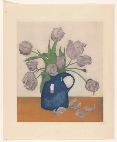 Tulipany w dzbanku autorstwa Frans Everbag (signed by artist)