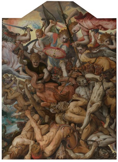 Upadek zbuntowanych aniołów autorstwa Frans Floris