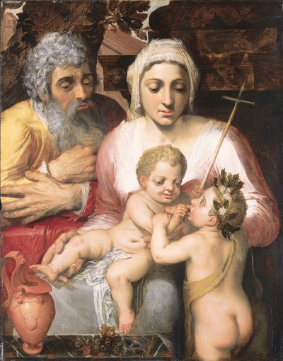 Święta Rodzina ze św. Janem Chrzcicielem, 1546 autorstwa Frans Floris