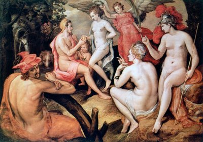 Sąd Paryski, ok. 1550 autorstwa Frans Floris