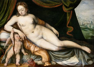 Wenus i Kupidyn autorstwa Frans Floris I