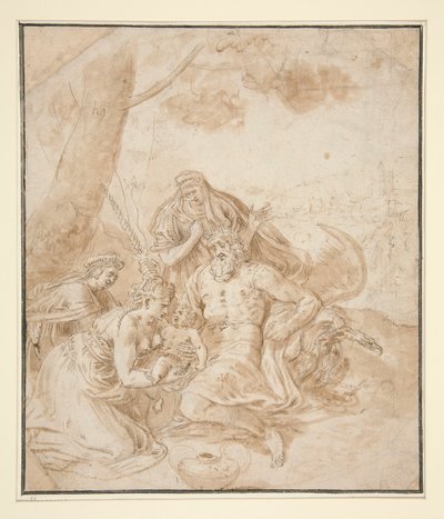 Narodziny Bachusa autorstwa Frans Floris the Elder