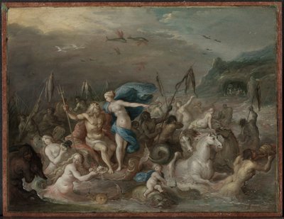 Triumf Neptuna i Amfitryty, lata 30. XVII wieku. autorstwa Frans Francken