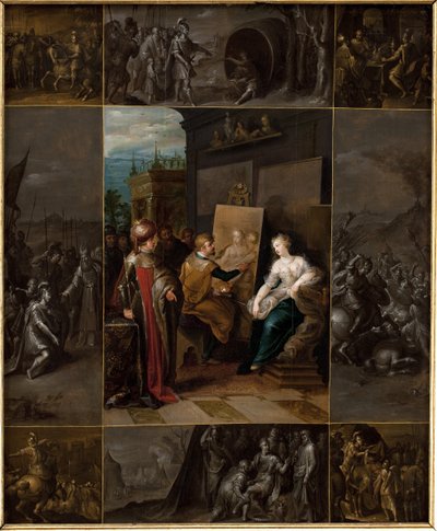 Apelles Malowanie Campaspe autorstwa Frans Francken d.Y.
