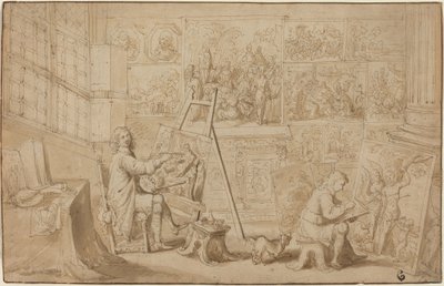 Pracownia Artysty [recto] autorstwa Frans Francken the Younger
