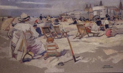 Dzień nad morzem (olej na płótnie) autorstwa Frans Gaillard