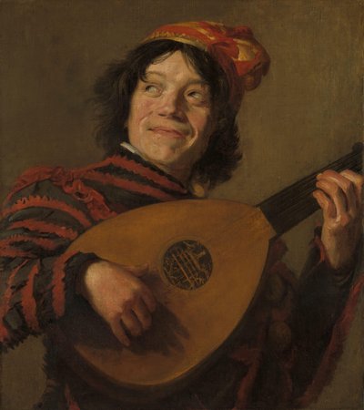 Gracz na lutni autorstwa Frans Hals (copy after)