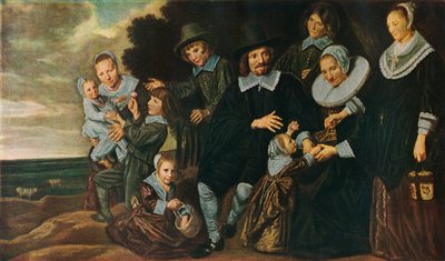 Grupa rodzinna w krajobrazie, 1647-50 autorstwa Frans Hals