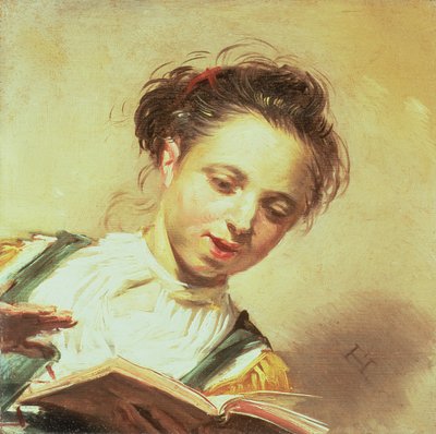 Śpiewająca dziewczyna autorstwa Frans Hals