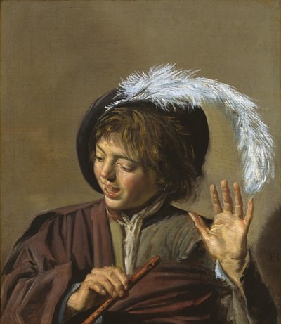 Chłopiec z fletem autorstwa Frans Hals