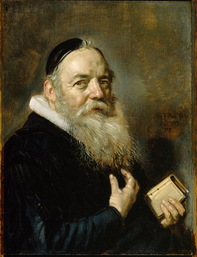 Portret Hendrika Swamiusa, 1639 (olej na desce dębowej) autorstwa Frans Hals