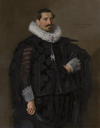 Portret Jakuba Olikana, 1625 autorstwa Frans Hals