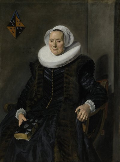 Portret Maritge Claesdr Vooght autorstwa Frans Hals