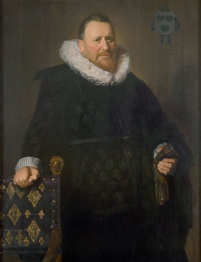 Portret Nicholaesa Woutersza van der Meera (1574-1637) autorstwa Frans Hals