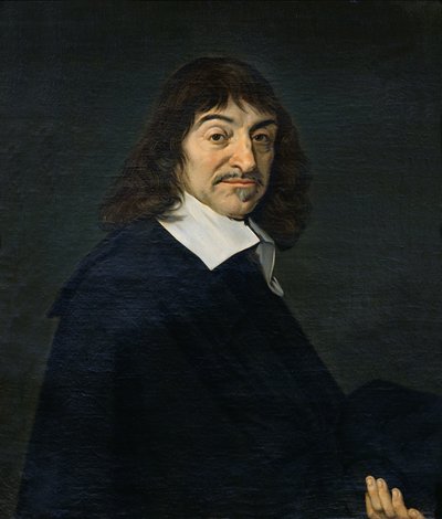 Portret Rene Kartezjusza (1596-1650) ok. 1649 autorstwa Frans Hals