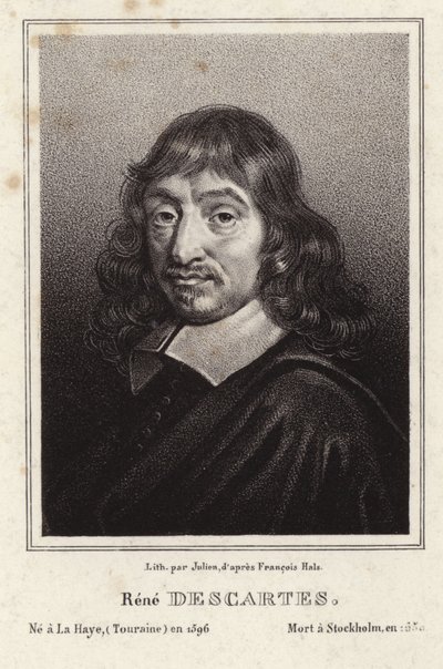Portret Rene Kartezjusza autorstwa Frans Hals