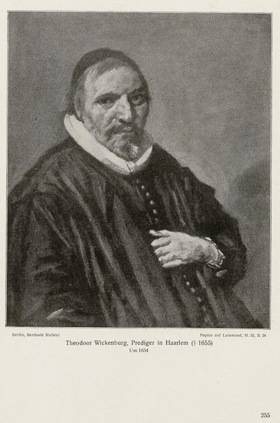 Portret Theodorusa Wikenburga autorstwa Frans Hals