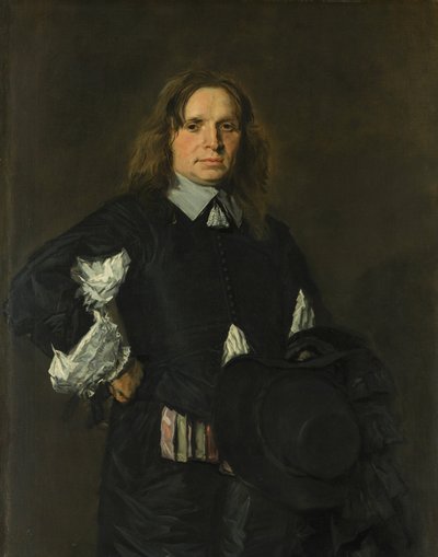 Portret mężczyzny, ok. 1610 (olej na płótnie) autorstwa Frans Hals