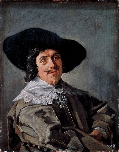 Portret mężczyzny w żółto-szarym Fock obraz Frans Hals (1581/85-1666) około 1633 Drezno, Gemaldegalerie Niemcy autorstwa Frans Hals