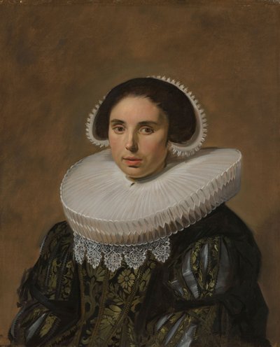 Portret kobiety, ok. 1635 autorstwa Frans Hals
