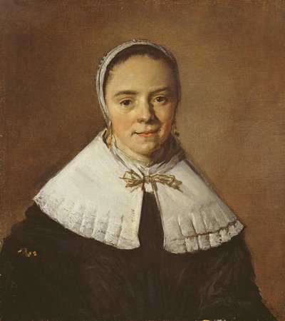 Portret młodej kobiety (olej na płótnie) autorstwa Frans Hals