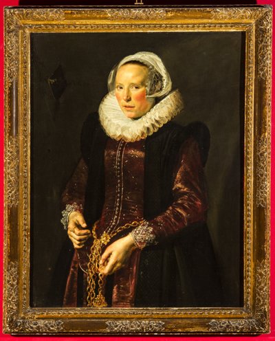 Portret kobiety, ok. 1611 (olej na desce) autorstwa Frans Hals