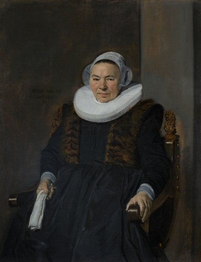 Portret starszej kobiety, tradycyjnie nazywanej Mevrouw Bodolphe autorstwa Frans Hals