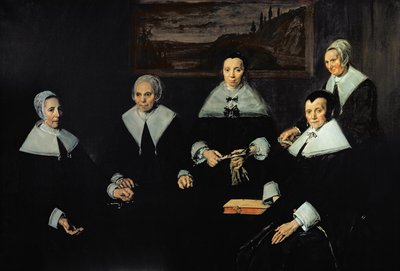 Regentess Almhouse Starych Ludzi, Haarlem, 1664 autorstwa Frans Hals