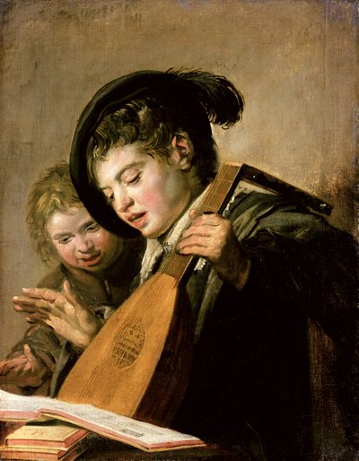 Śpiewający chłopcy autorstwa Frans Hals