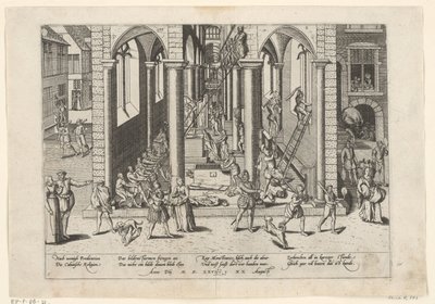 Ikonoklazm, 1566 Seria 5: Wydarzenia holenderskie, 1566-1570 (tytuł serii) autorstwa Frans Hogenberg