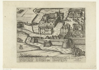 Zdobycie Bredy, 1590 autorstwa Frans Hogenberg