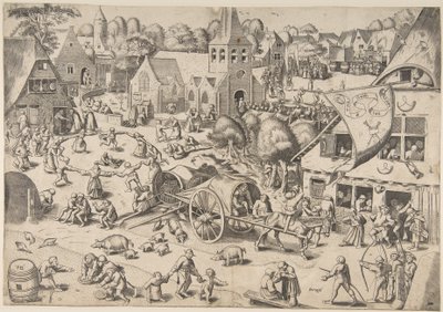 Jarmark w Hoboken, ok. 1559. autorstwa Frans Hogenberg