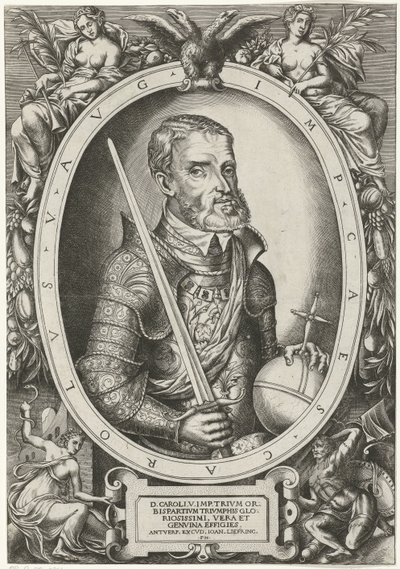 Portret Karola V Habsburga autorstwa Frans Huys