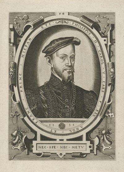 Portret króla Hiszpanii Filipa II autorstwa Frans Huys